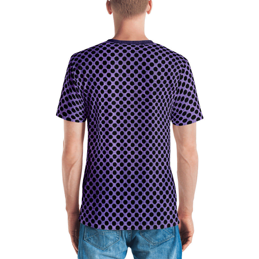 Louis Vuitton Monogram Design T-Shirt Tops Men Size L Purple Cotton From  Japan