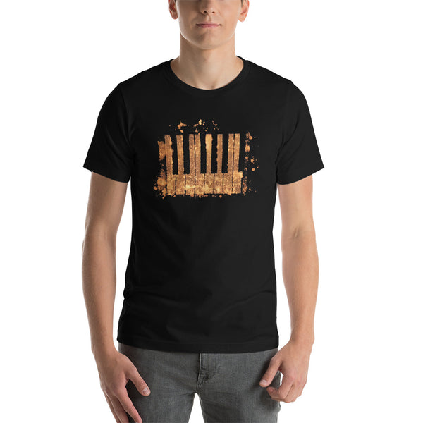 Valroys.com Gents T-Shirts - MuchiMusic Keys Short-Sleeve Unisex T-Shirt - MuchiUSA