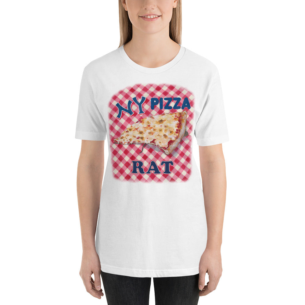 New York Pizza Rat Short-Sleeve Unisex T-Shirt MuchiUSA